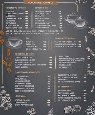 Brew-Bros Cafe menu 