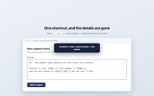 AnonymizeShield screenshot 1