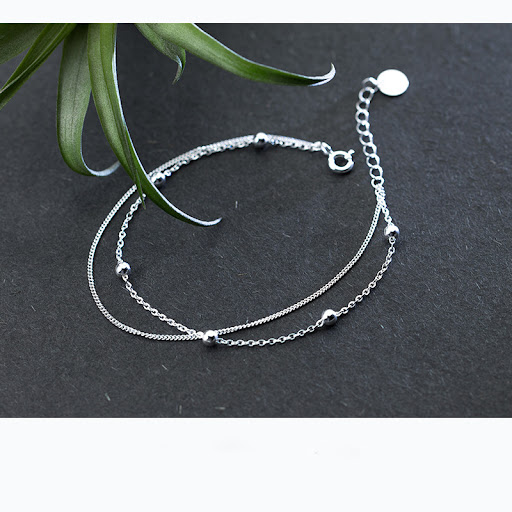 Title 4, Sterling Silver Simple Versatile Bracelet for W...
