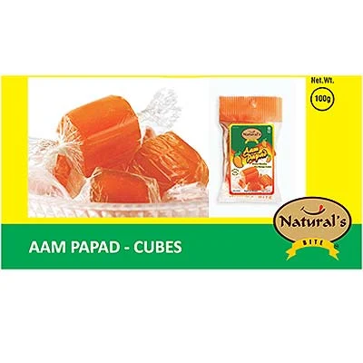 Natural'S Bite Aam Papad Cubes 100 Gm