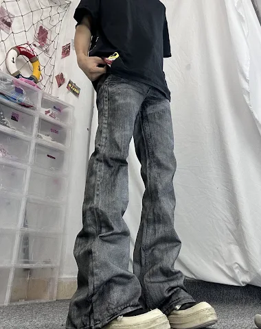 Heren Amerikaanse skinny jeans met - 3