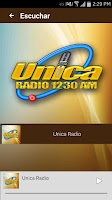 Unica Radio Screenshot