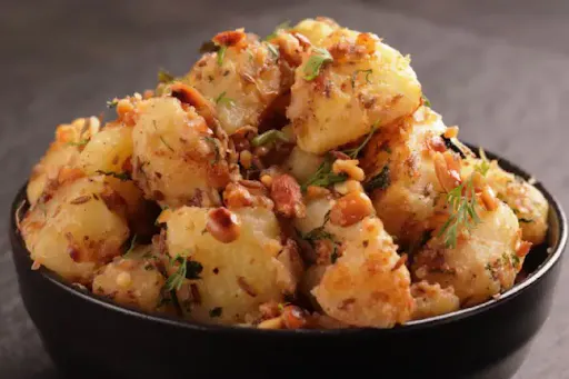 Boiled Potato Fry For Vrat