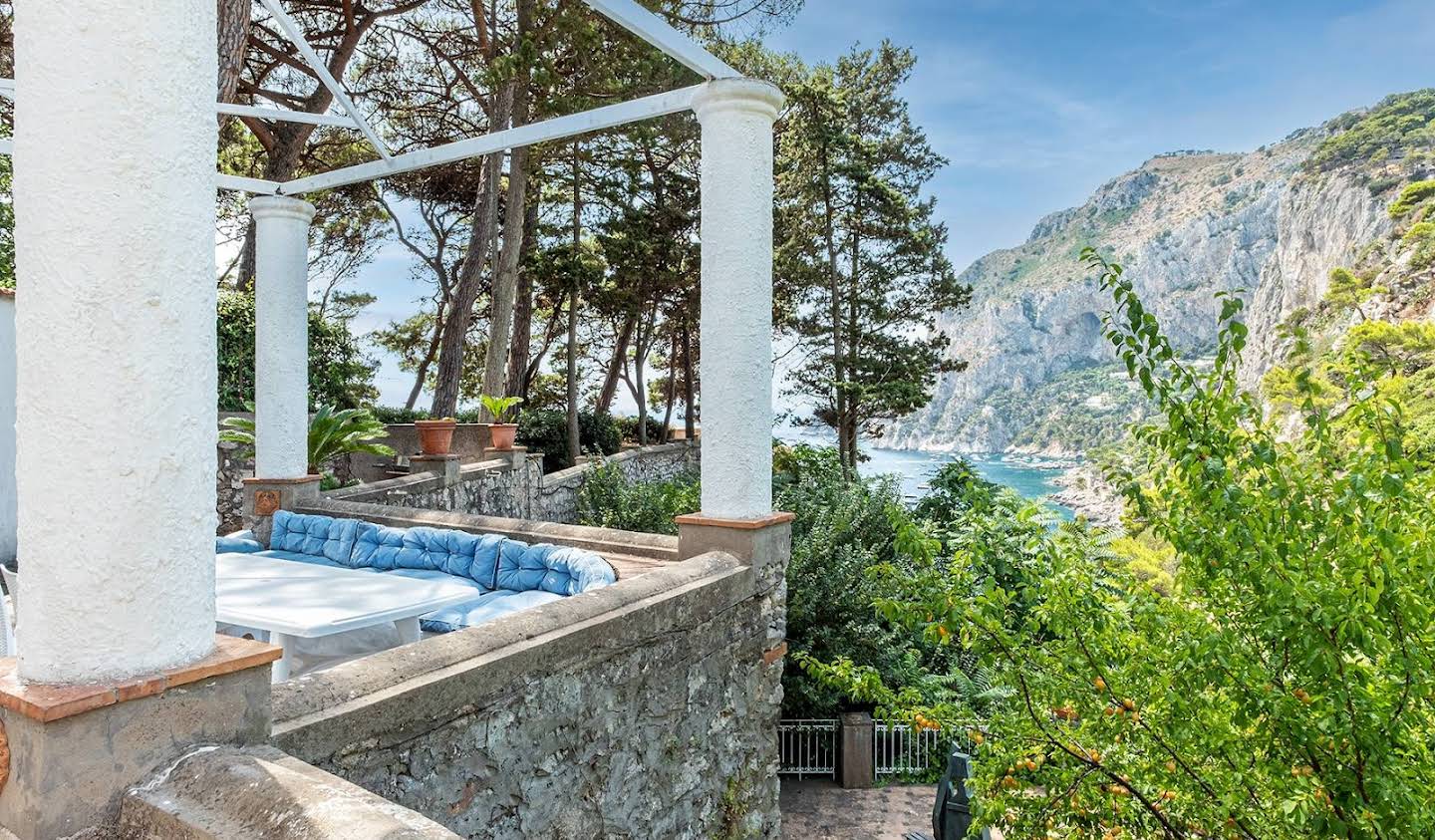 Villa with garden and terrace Capri