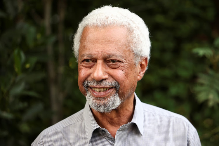 Tanzanian novelist Abdulrazak Gurnah, who won the 2021 Nobel Prize in Literature, at his home in Kent, UK.