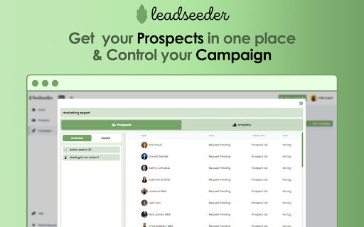 Leadseeder - LinkedIn Automation for Prospecting and Lead Generation