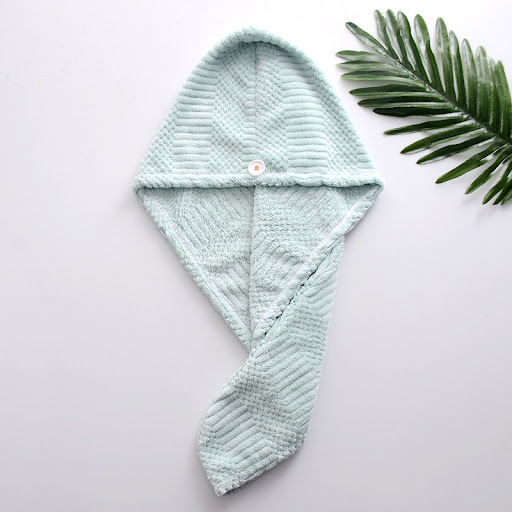 Title 5, Quick-drying absorbent microfiber hair drying c...