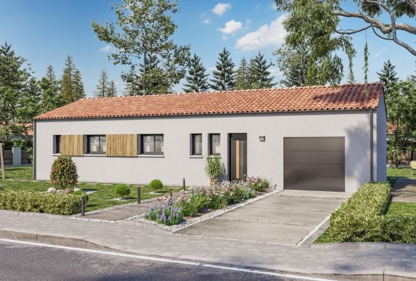  Vente Terrain + Maison - Terrain : 300m² - Maison : 90m² à Grand-Landes (85670) 