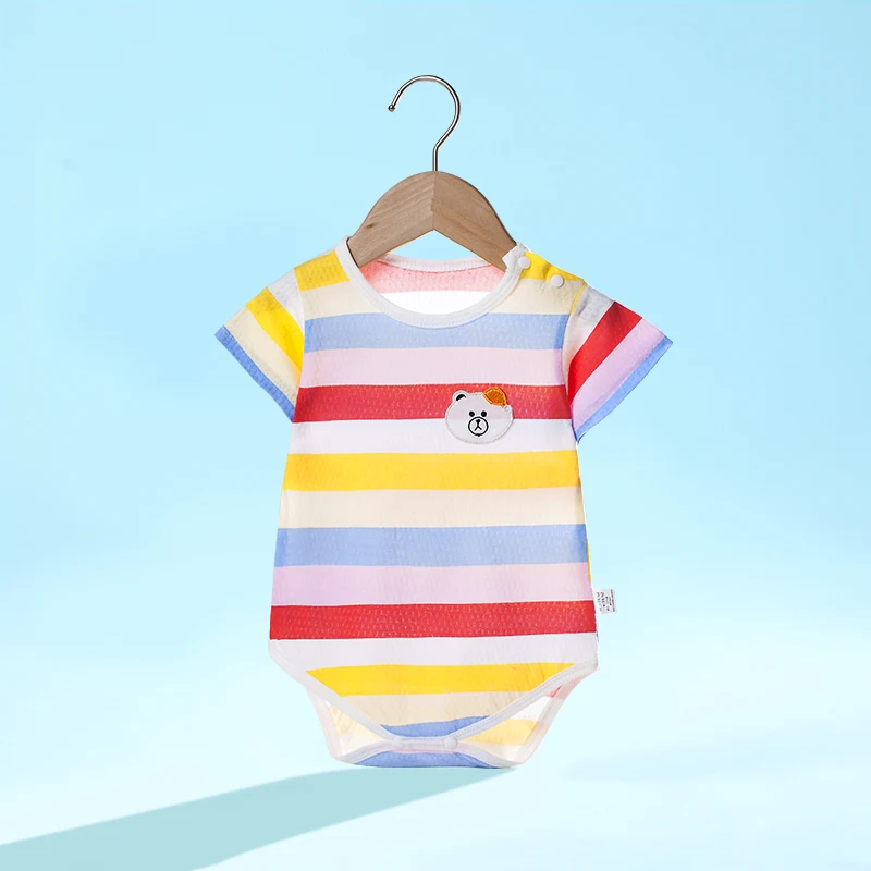 Zomer Jumpsuit Newborn Kleding Dunne Sneden Lichtgewicht en ademend ideaal voor warme zomerdagen comfortabel en stijlvol voor pasgeborenen