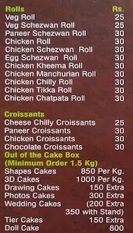 Noor Bakers menu 5