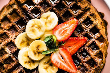 Vegan Buckwheat Banana Waffles