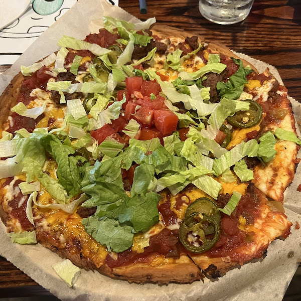 Taco pizza