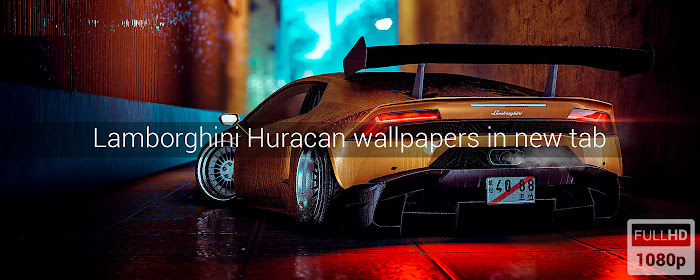 Lamborghini Huracan Auto Wallpapers New Tab marquee promo image