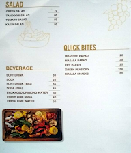 Surabhi Snacks menu 4