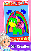 Unicorn Coloring Book for Kids Screenshot