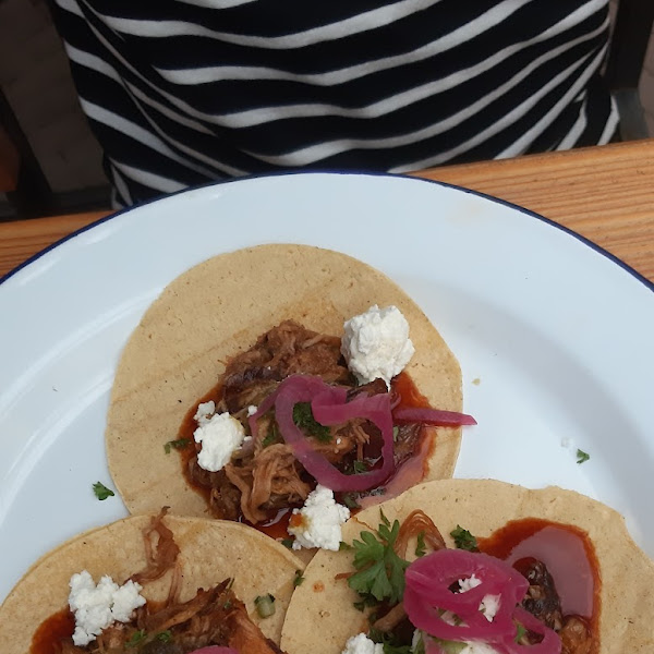 Gluten-Free Tacos at Biergarten