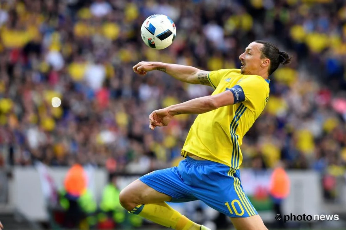 🎥  Zlatan Ibrahimovic maakt indruk bij nationale ploeg met assist via knappe hakbal 