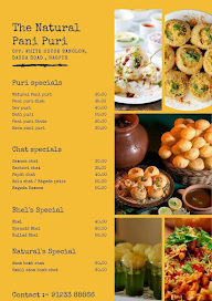 Natural Panipuri menu 2