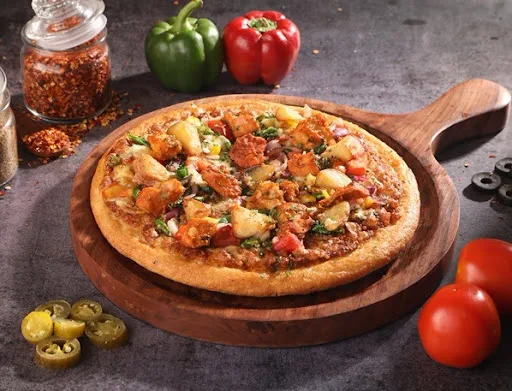 Chicken Chaat Pizza.