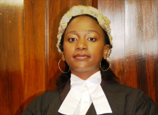 Esther Arunga admitted to the bar.