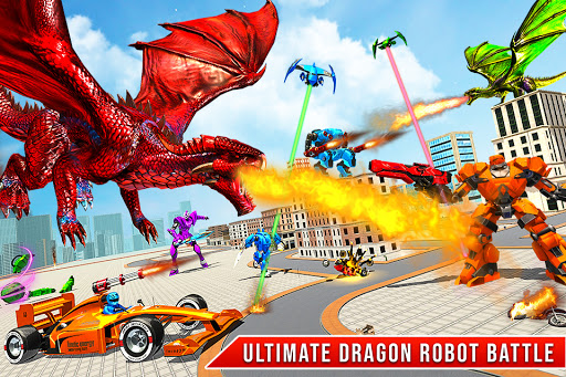 Screenshot Dragon Robot - Car Robot Game