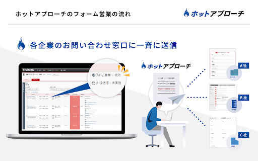 ホットアプローチ フォーム自動入力ツール