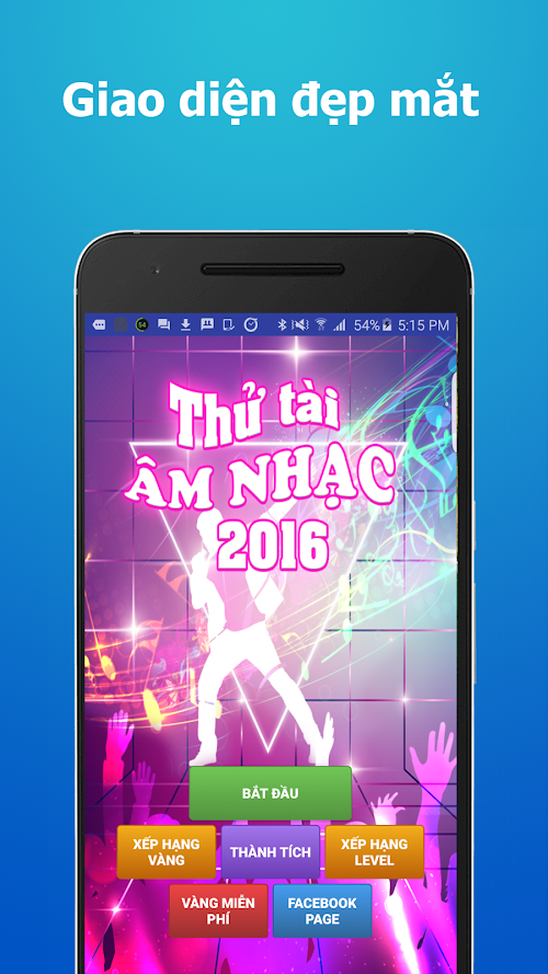 Android application Thử Tài Âm Nhạc screenshort