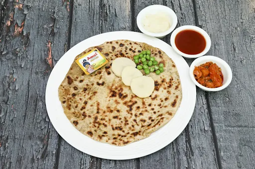 Desi Ghee Aloo Matar Paratha