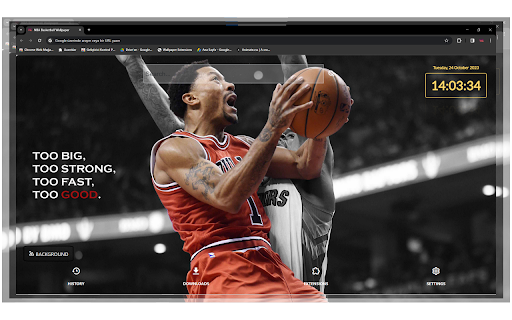 NBA Basketball, нова вкладка, шпалери HD Chrome browser