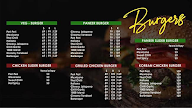 Cheesy Juicy Burgers menu 3