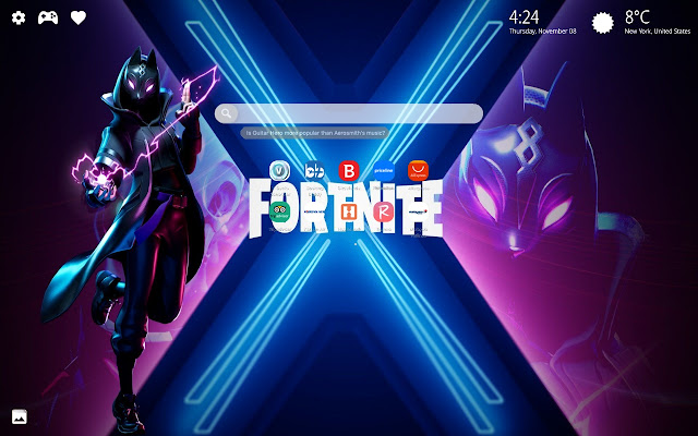 Catalyst Fortnite Skin New Tab Wallpaper HD