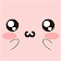 Pink Cartoon Pet Face Lovely Theme icon