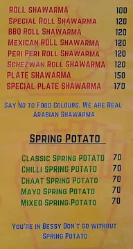 Mr Potato menu 1