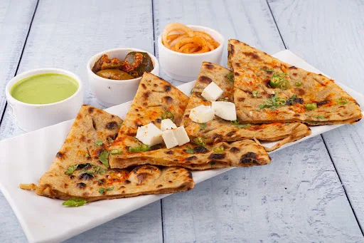 Aloo Cheese Paneer Paratha