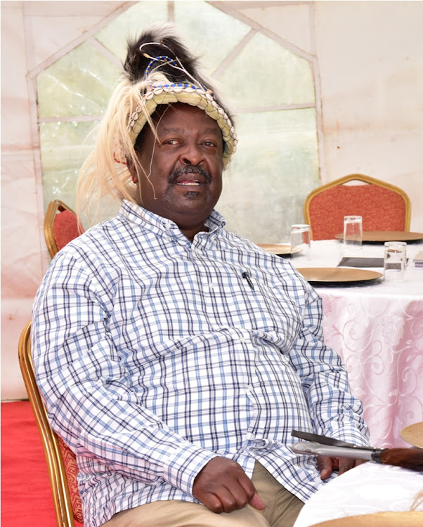 ANC leader Musalia Mudavadi at his home in Mululu village, Sabatia, in Vihiga where Luhya elders endorsed him as the region's presidential candidate.