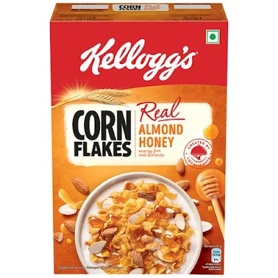 Kellogs Kelloggs Corn Flakes With Real Almond & Honey - 300 gm