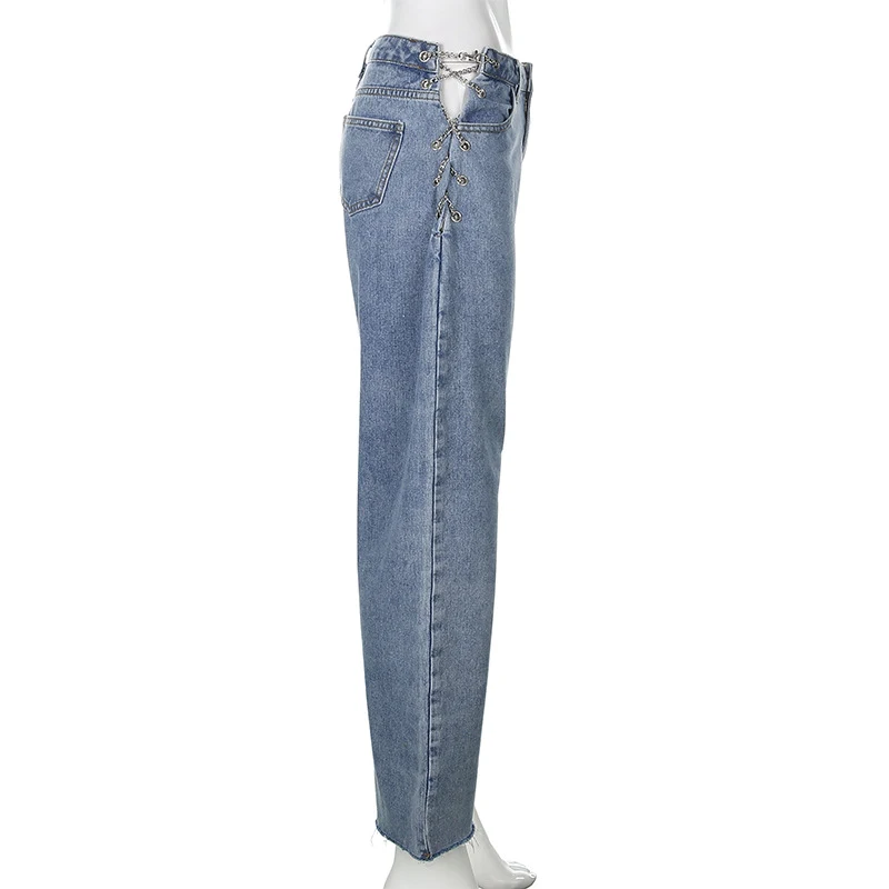Title 6, Dames high waist gewassen jeans, ideaal voor ee...
