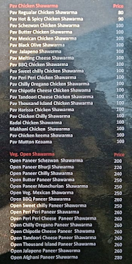 Shawarma Heaven menu 2