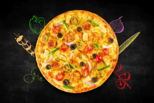 Wild Veggie Paneer Inferno Thin Crust Pizza