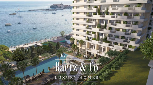 Modern building with pool and sea view - Property purchase in Budva, 7 rooms, 4 bedrooms