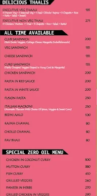 Rupali's Kitchen menu 1