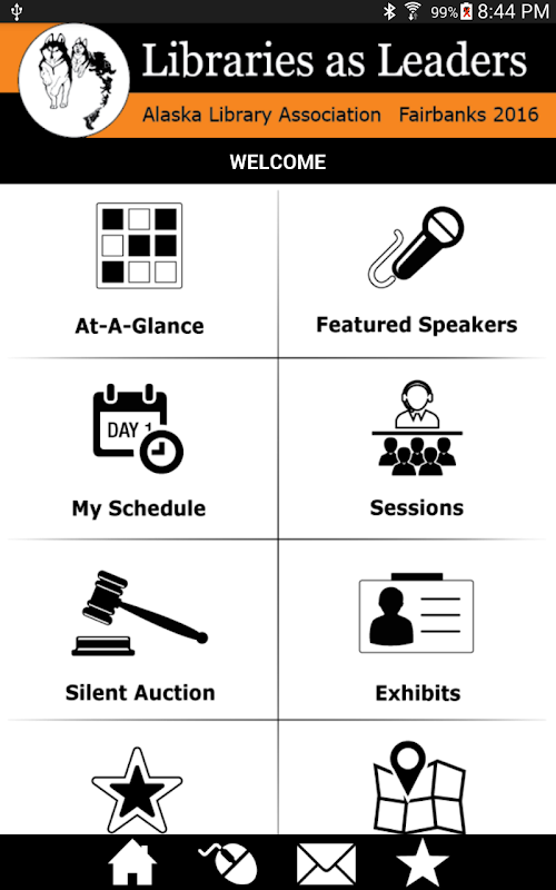 Android application AkLA 2016 Libraries as Leaders screenshort