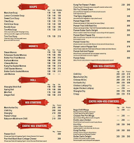 M J Chinese menu 1