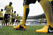 Bafana players warm up during a training session at Orlando Stadium this week. South Africa kick off their Afcon campaign with a match against the hard-tackling Cape Verde at Soccer City tomorrow evening Picture: DUIF DU TOIT/GALLO IMAGES