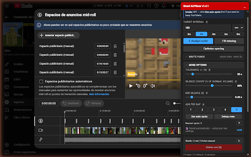 Smart Ad Placer for YouTube screenshot 2