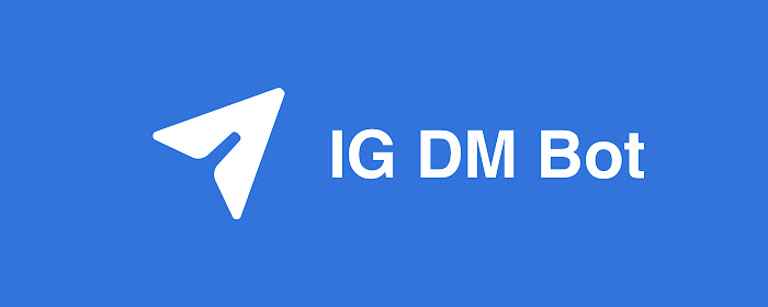 IG DM Bot - DM Automation Bot for IG marquee promo image