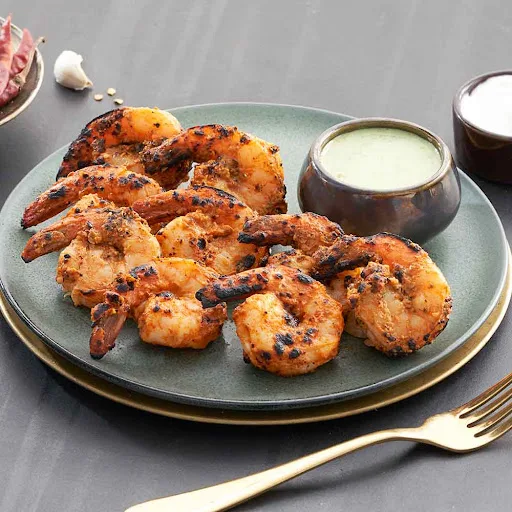 Grilled Chilli Garlic Prawns (9Pcs)