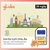 Sim Du Lịch Châu Âu Nghe Gọi + Không Giới Hạn Dung Lượng