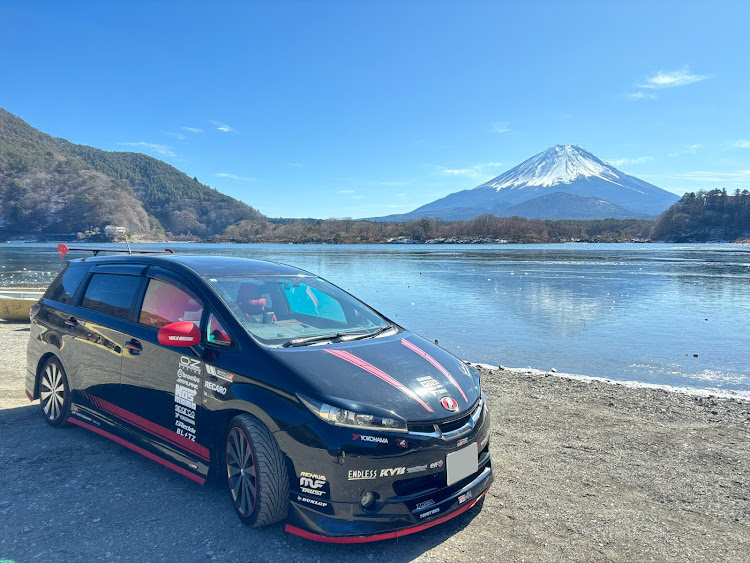 ウィッシュの富士五湖・精進湖・河口湖・富士山ドライブ・ドライブに関するカスタム事例の投稿画像1枚目