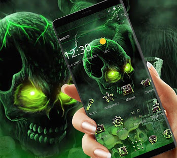 Green Evil Skull Theme(圖4)-速報App